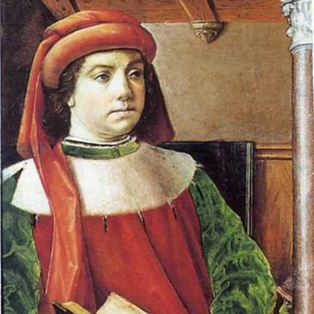Bartholo Sentinati (Bartolo da Sassoferrato) ritratto nello studiolo di Federico da Montefeltro