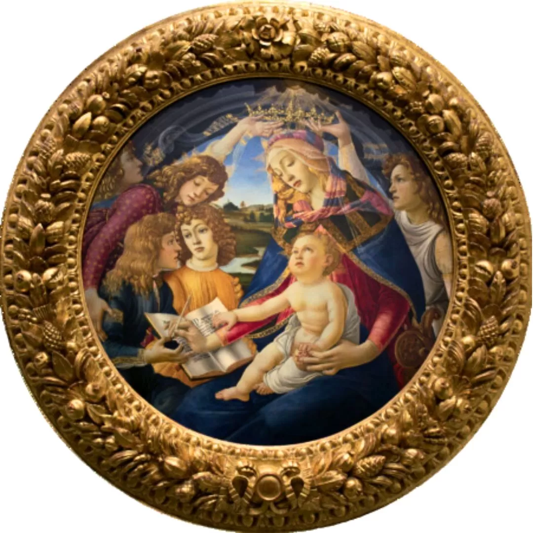 Un suo ritratto come neonata è ritenuto quello come Gesù Bambino nella Madonna del Magnificat di Sandro Botticelli.
