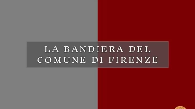 La bandiera del Comune di Firenze
