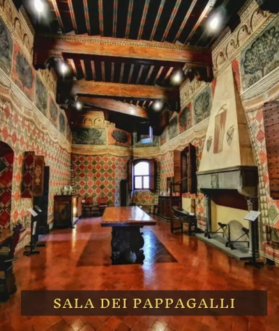 Sala dei Pappagalli - XIV secolo-residenza-nobile