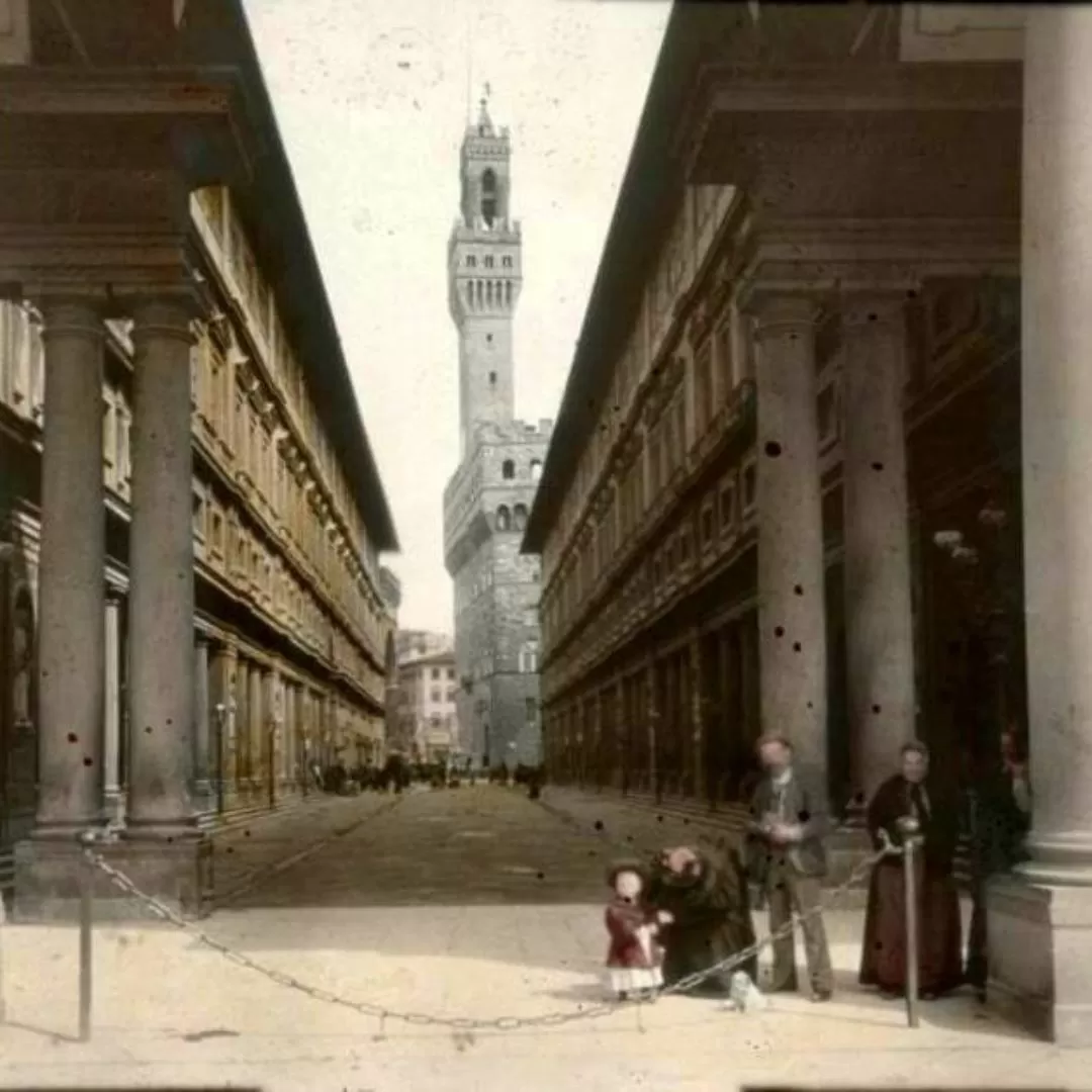 František Krátký, Piazzale degli Uffizi, 1897