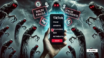 Tentativi di Truffa su TikTok.