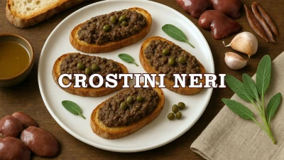 I crostini neri aretini.