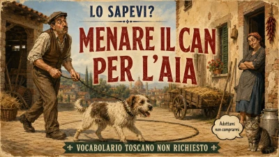 Menare il can per l’aia